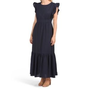 FOR CYNTHIA
Linen Blend Maxi Dress NWOT